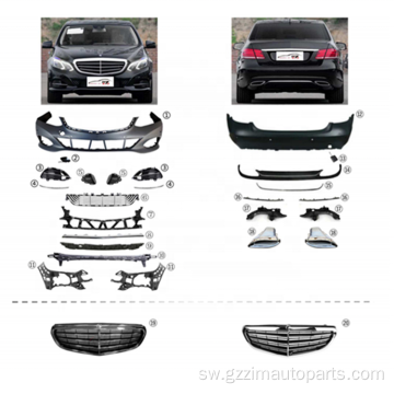 E-Class (W212) 2014-2015 Bodykit ya kawaida